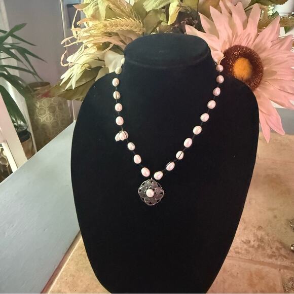 Silpada 925 Sterling Silver Pearls Necklace - Picture 2 of 9